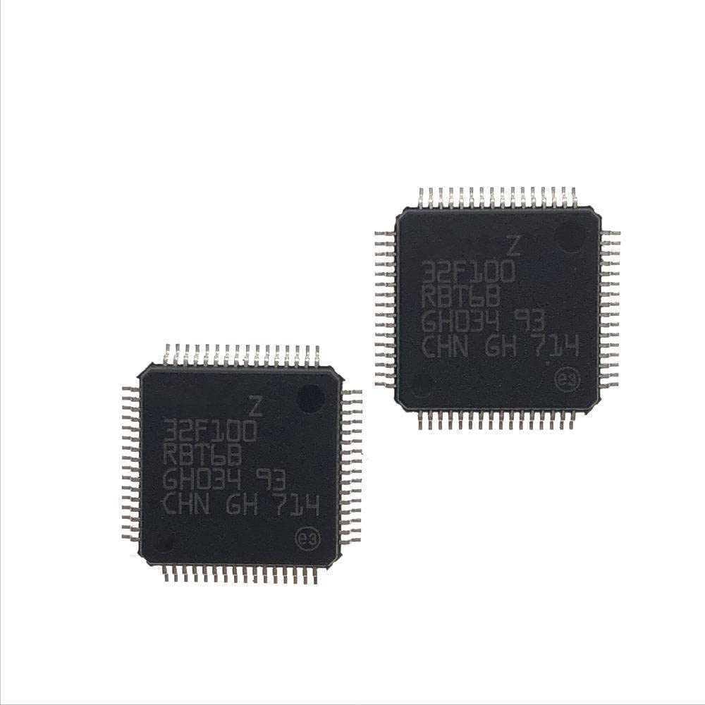 Amazon.com: 2Pcs STM32F100R8T6B QFP-64 STM32F100 QFP64 32F100 32-bit ...