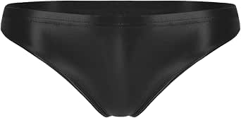 Women’s Ultra-Thin Sheer Shiny Glossy Panties – High Rise Boxer Briefs – Nylon/Spandex