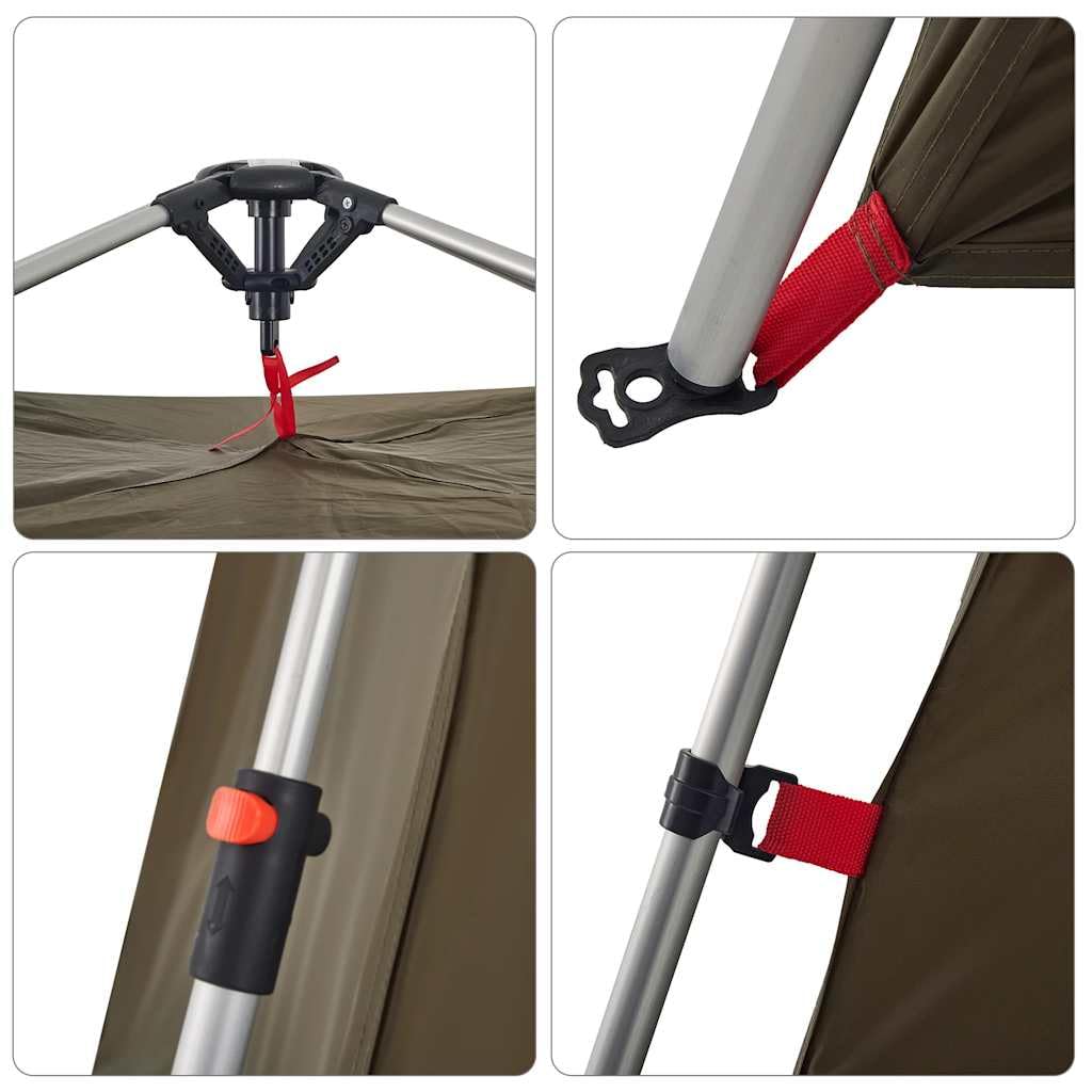 vidaXL Angelzelt 4 Personen Tarnmuster Quick Release