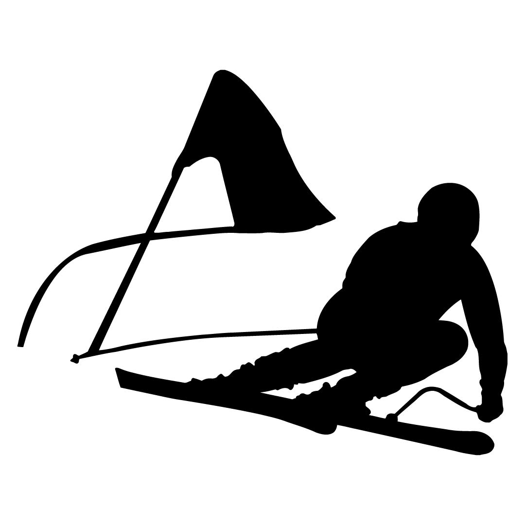 Downhill Skiing Wall Decal Vinyl Stickers Decals Home Decor Skier Snow Freestyle Jumping Extreme Sports Winter Nursery Bedroom Dorm ZX112