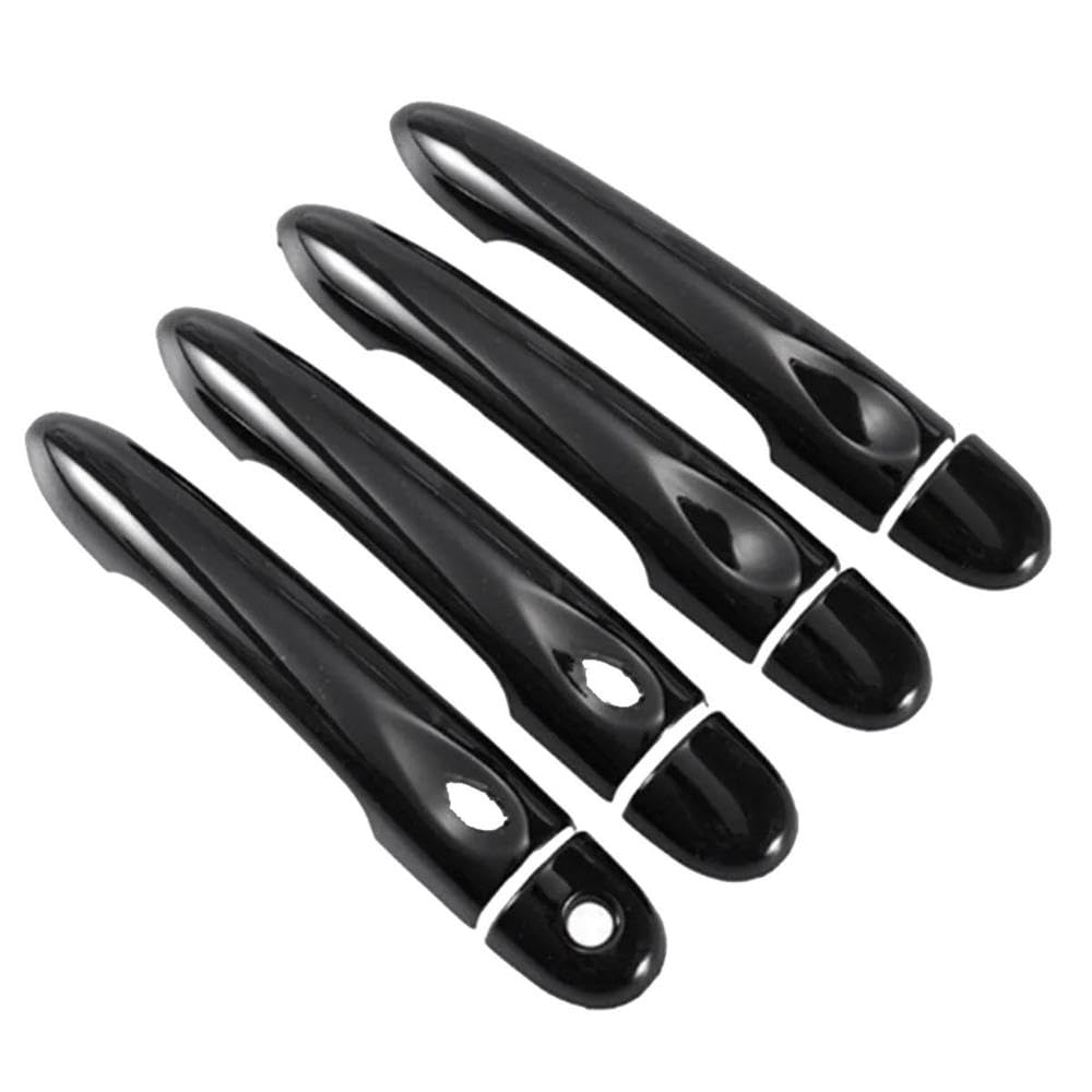 Sxqpocar One Color Car Exterior Door Handle Cover Trim For Benz Smart 453 Forfour 2016-2021 Gloss Black Replacement Parts