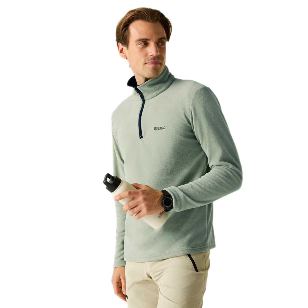 Regatta Mens Thompson Fleece, Green, Size M, Men