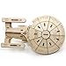 Star Trek The Next Generation Enterprise 3D Wood Puzzle Model Figure Kit (50 Pcs) - Build & Paint 3-D Space Ship Replica Toy - No Glue Needed - Officially Licensed - Gift for Kids, Teens, Men, Adults