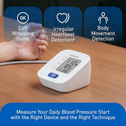 Image of Omron HEM 7120 Fully Automatic Digital Blood Pressure Monitor With Intellisense Technology For Most Accurate Measurement - Arm Circumference (22-32Cm)