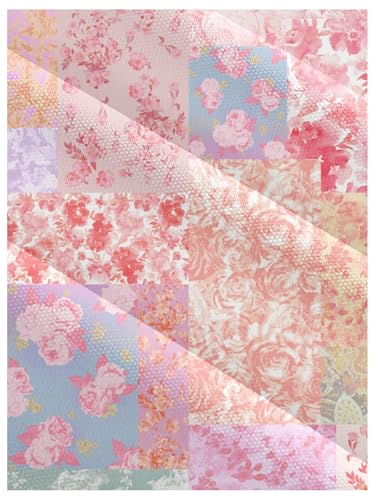 Women's Floral Bobo Pants Color Block Drawstring Waist Wide Leg Pants Holiday Vacation Trousers4