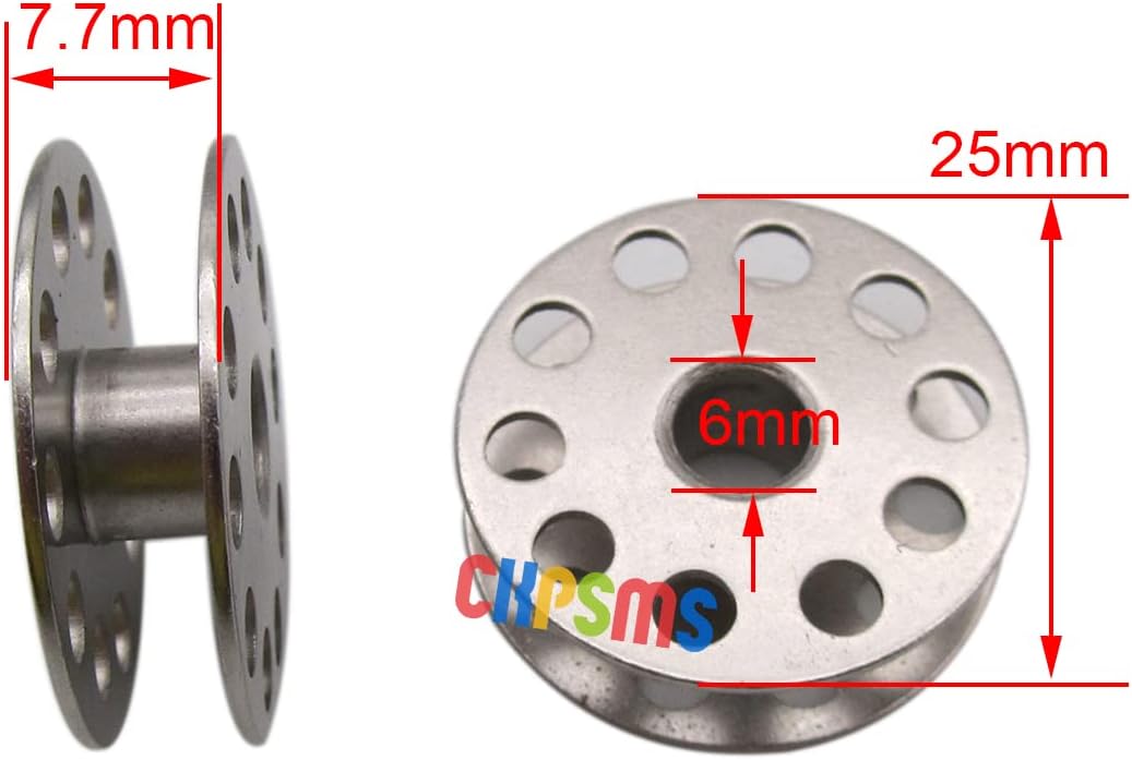 CKPSMS Brand - Bobbin CASE& BOBBINS #225-24169+210530 10PCS Compatible with/Replacement for JUKI Brand Zigzag LZ-2280 2280A LZ-2290 2290A (225-24169+210530 10PCS)