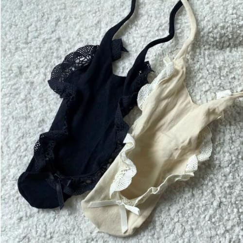 Short Socks Y2K Sweet Bowknot Socks Solid Color Cotton Socks(White)3