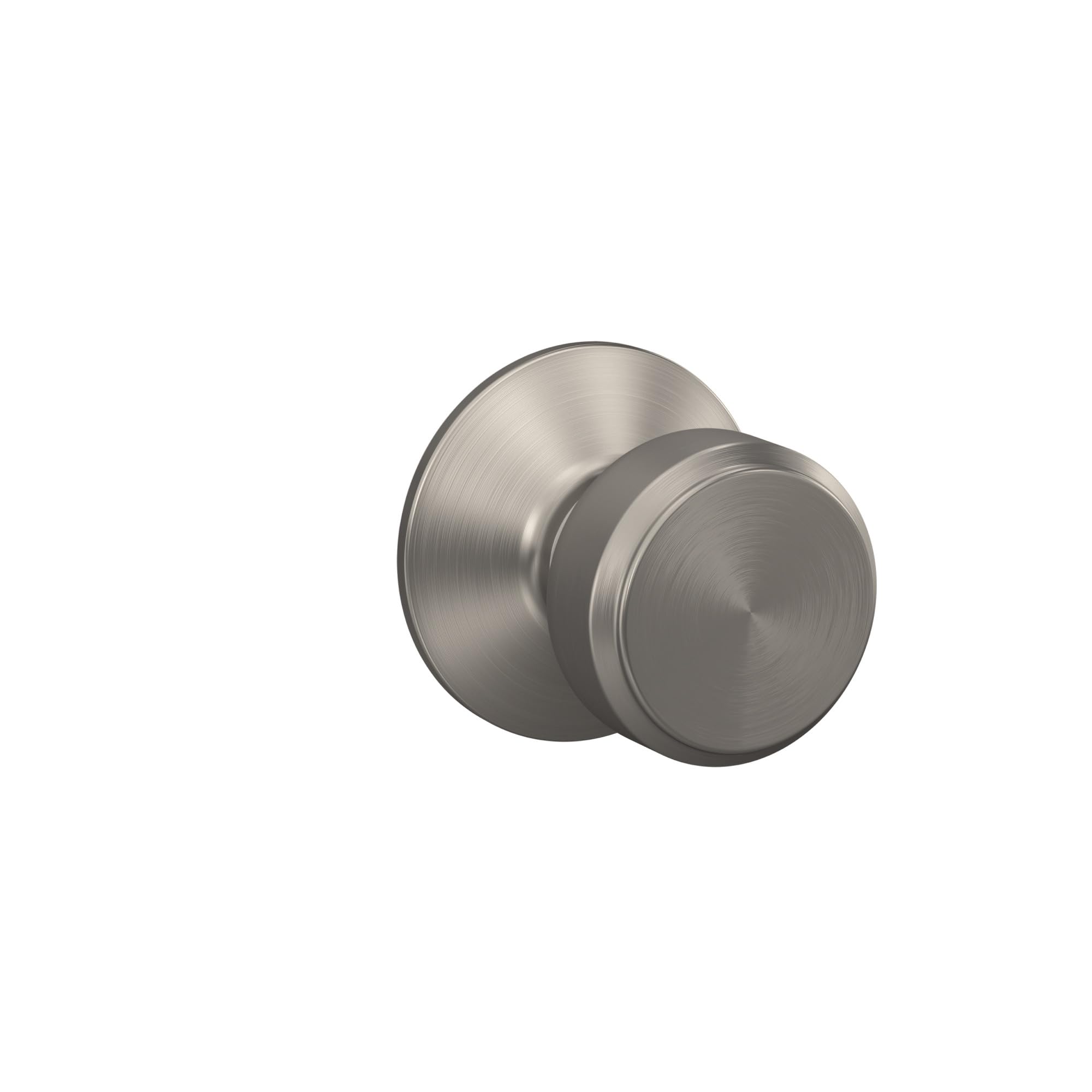 Schlage F10 BWE 619 Bowery Passage Lock Knob, Satin Nickel - Image 2