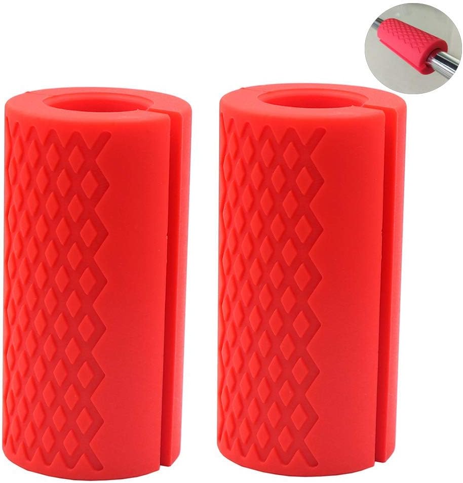 IADU Barbell Thick Bar Grips Weightlifting Bar Grips Standard