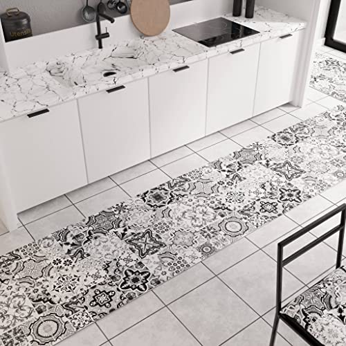Alfombra de cocina lavable que evita resbalones diseño Vietri 3