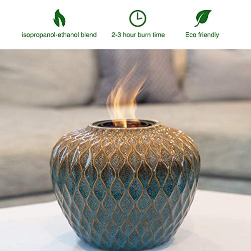 Echo Valley EchoFlame Gel Fuel for Outdoor Accent Fireplaces in a Patio, Lawn, or Garden (Pack of 6)
