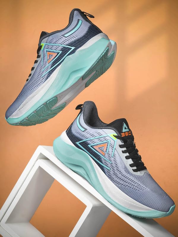 Image of CLD Men's Sports Running Shoes | Lightweight Flynet Upper | Phylon Sole | Breathable & Comfortable Athletic Sneakers for Running, Gym & Training