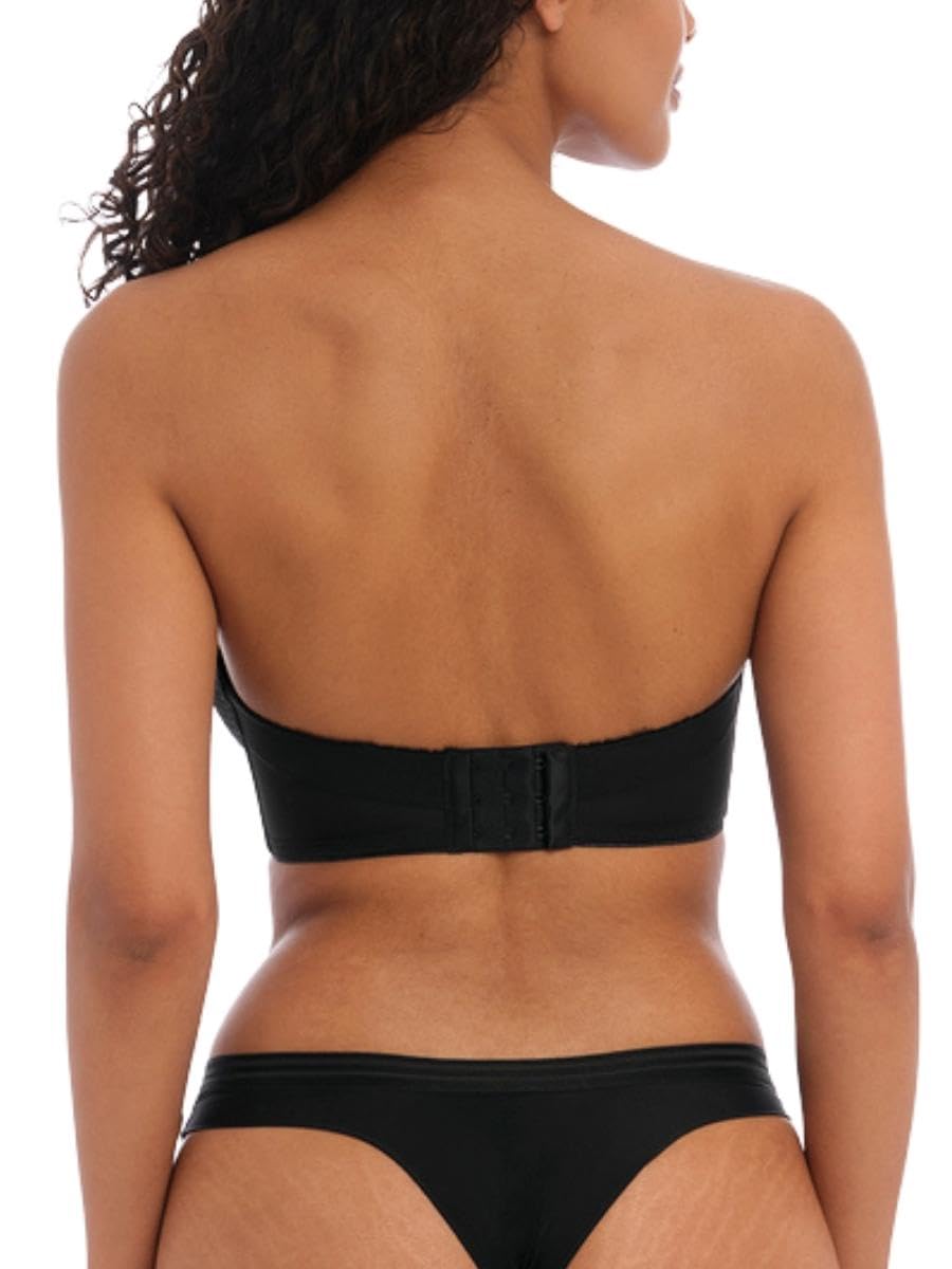 Freya Women's Tailored Underwire Strapless Bra, Black, 36GG
