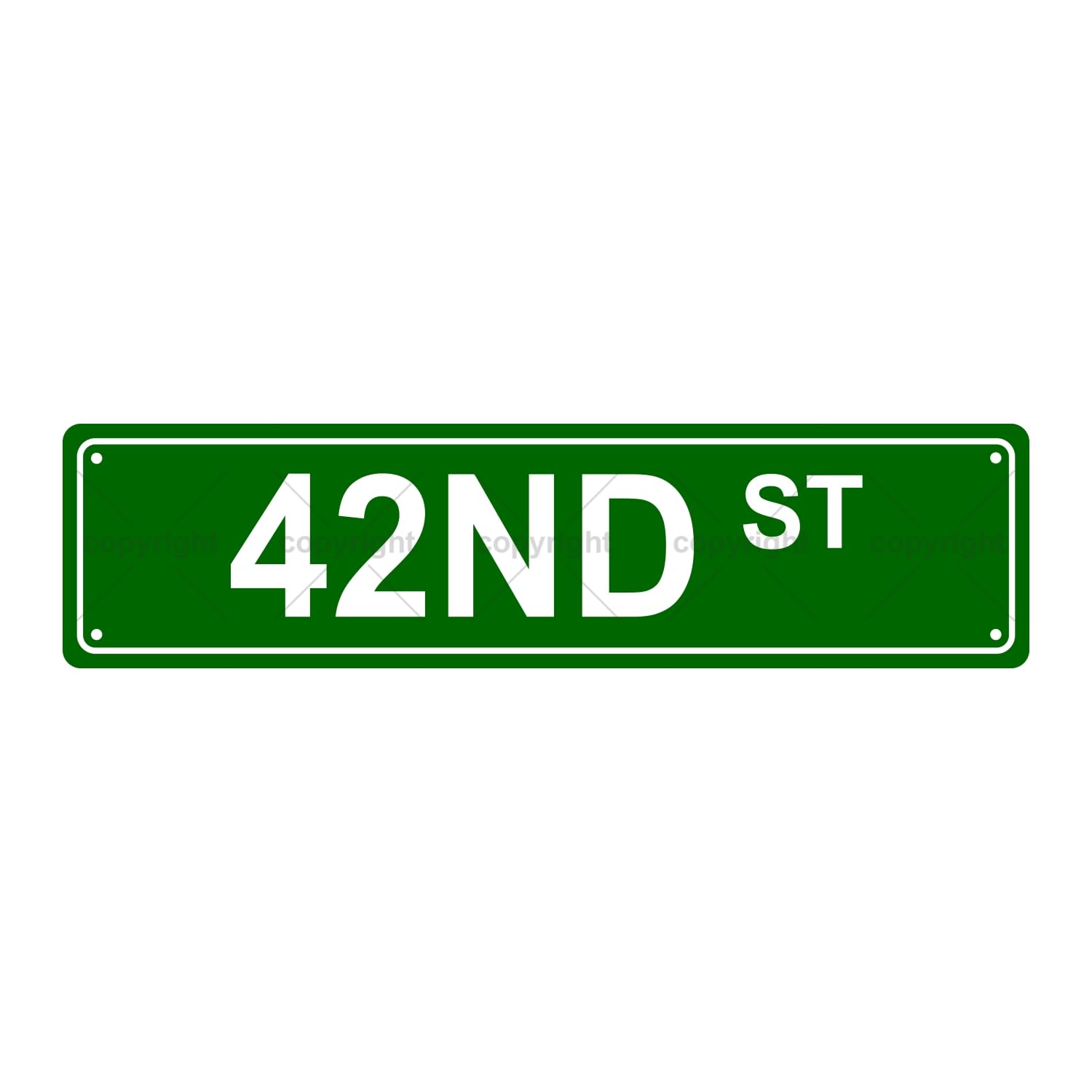 peiyeety Vintage Metal Tin Sign Decorative Wall Art 42Nd St Themed Street Sign, Rustic Style, Durable Waterproof Rustproof, For Home, Personalized Decor, Entryway, Easy To Mount, 4x16 Inch