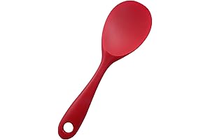 Red Silicone Rice Paddle: Heat-Resistant and Non-Stick Cooking Essential