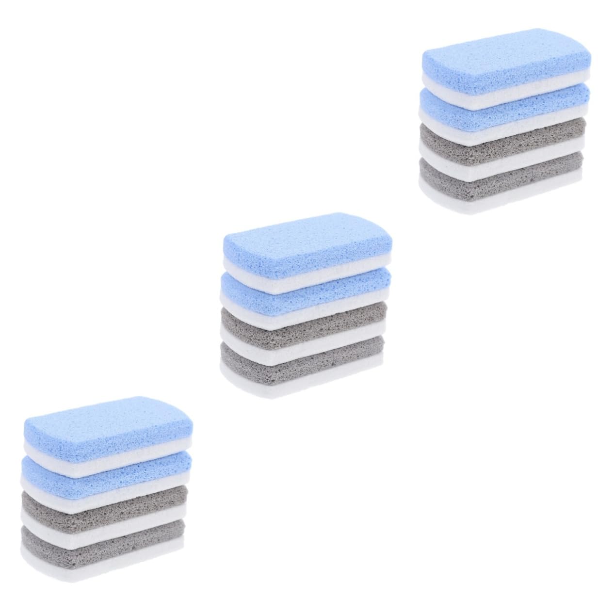 BESTYASH 3 Set Tavola Per Lo Sfregamento Dei Piedi Doppio Asse Scrubber Pedicure Difficile Remover Della Pelle Secca Per Scratcher Lima Per Raschiare I Piedi Pu 4 Pezzi * 3