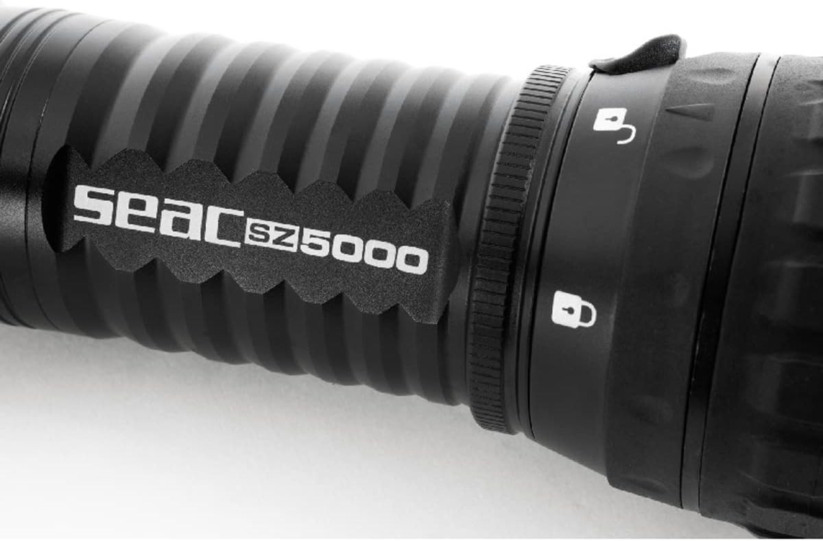 SEAC SZ 5000, 3 LEDs Underwater Light, 4200 Lumens, Black, one Size