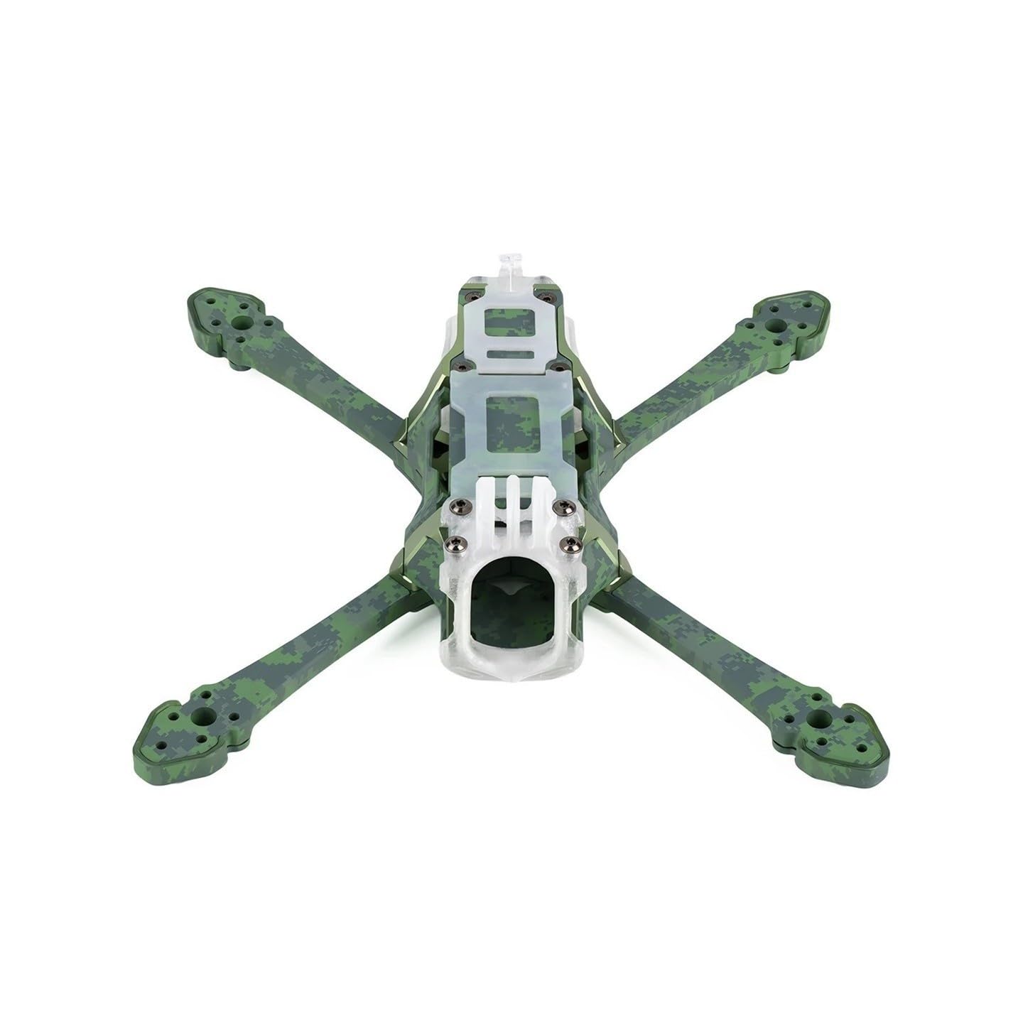 Kit telaio 5 X FPV Freestyle for drone da corsa da 5 pollici Quadcopter fai da te cinematografico FPV build(Back AL parts CamoY)