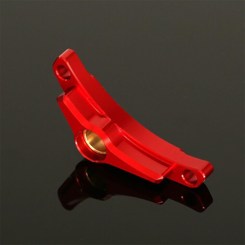 Motorcycle Support Shift Stabilizer Gear Shift Shaft Support Bracket Stabilizer Compatible with CRF110F 2013-2024 Aluminum Alloy Speed Support Lever Stabilizer Bracket (red)