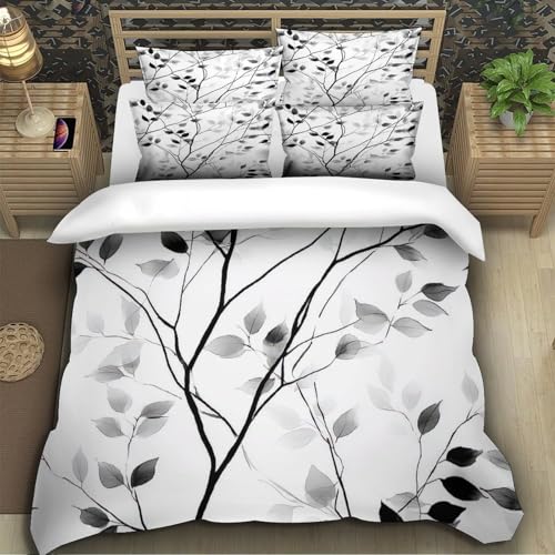 Housse de couette 3D pour chambre d'homme parure de lit légère 135x200cm