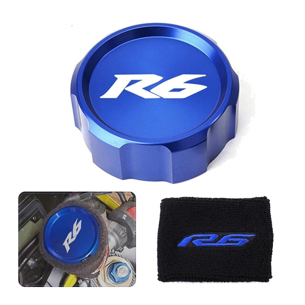 Coperchio Fluido Freno Copri Serbatoio Olio Freno Anteriore Per Motocicletta, Regalo Per Yam&aha YZFR6 YZF R6 R6S 1999-2021 2005 2007 2010