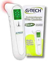 G Tec Termômetro Infravermelho com Laser para Medição Sem Contato, para Testa de Adultos e Crianças