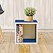 Way Basics Eco Stackable Storage Cube and Cubby Organizer, Blue (made from sustainable non-toxic zBoard paperboard)