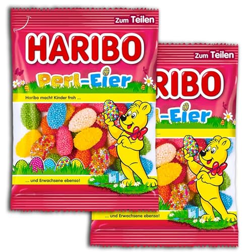 2 x Haribo Perl-Eier Gelee Ostereier 2 x 200 g