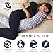 Niimo XXL Pregnancy Pillow & Baby Feeding Pillow - 2022 Double Platinum Winning Maternity Pillow, 100% Cotton Pregnancy Pillow Cover, Machine-Washable, Pregnancy Must Haves