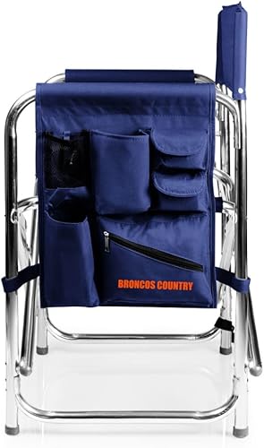 Miniatura 26 de PICNIC TIME NFL Unisex-Adult NFL Sports Chair with Side Table, Beach Chair, Camp Chair for Adults Negro