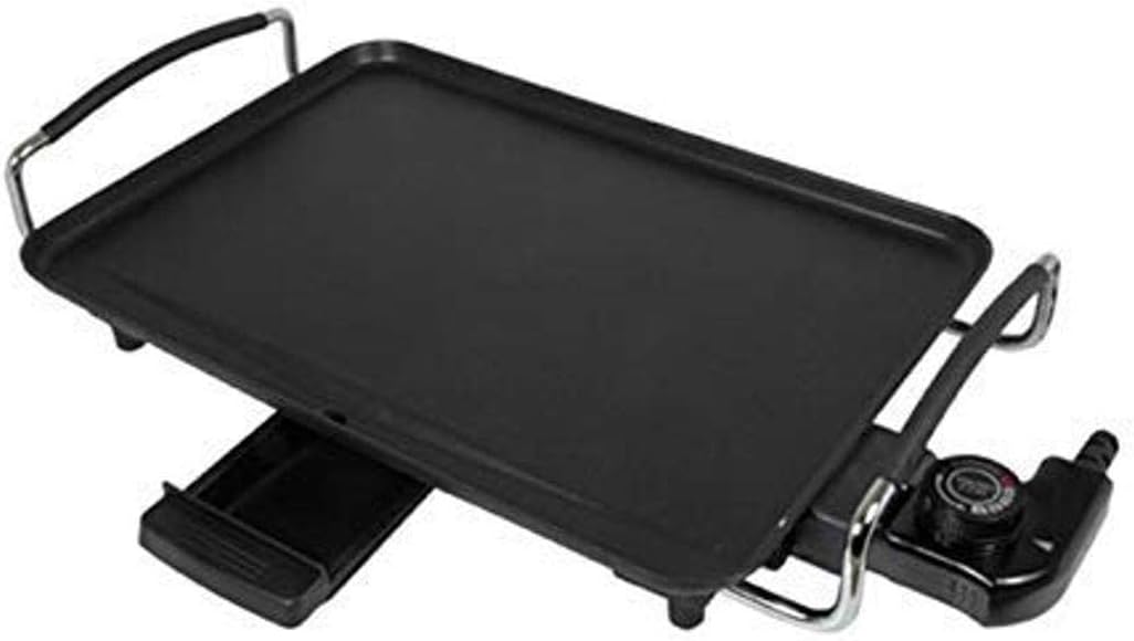 Better Chef Electric Griddle NonStick Variable Temp 14x10 Grill Area 1.5kw