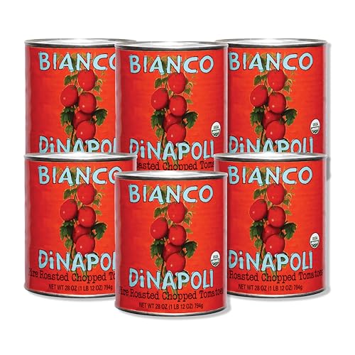 Bianco DiNapoli Organic Tomato Paste, 6 Oz (Pack of 12), Vine Ripened California Grown Tomatoes, Canned Tomato Paste for Soups, Sauces, Pasta and More