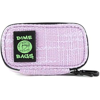 Stash Case DIME BAGS - Pod Padded Travel Case with Keychain Clip - Protective Hemp Pouch with Padded Interior (6 Inch, Purple) Stash Case DIME BAGS - Pod Padded Travel Case with Keychain Clip - Protective Hemp Pouch with Padded Interior (6 Inch, Purple)