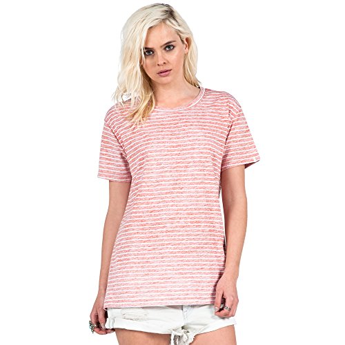 Volcom Junior's Stripe Tees Dolman Top