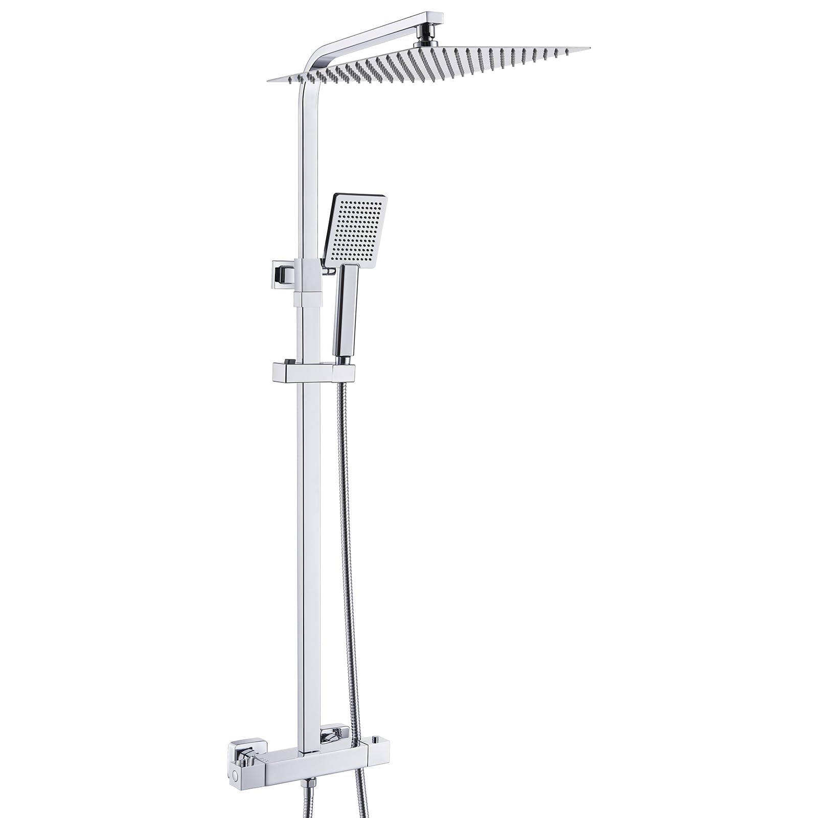 J1 Auralum Rain Shower Head 12 Inches, Stainless Steel Rain