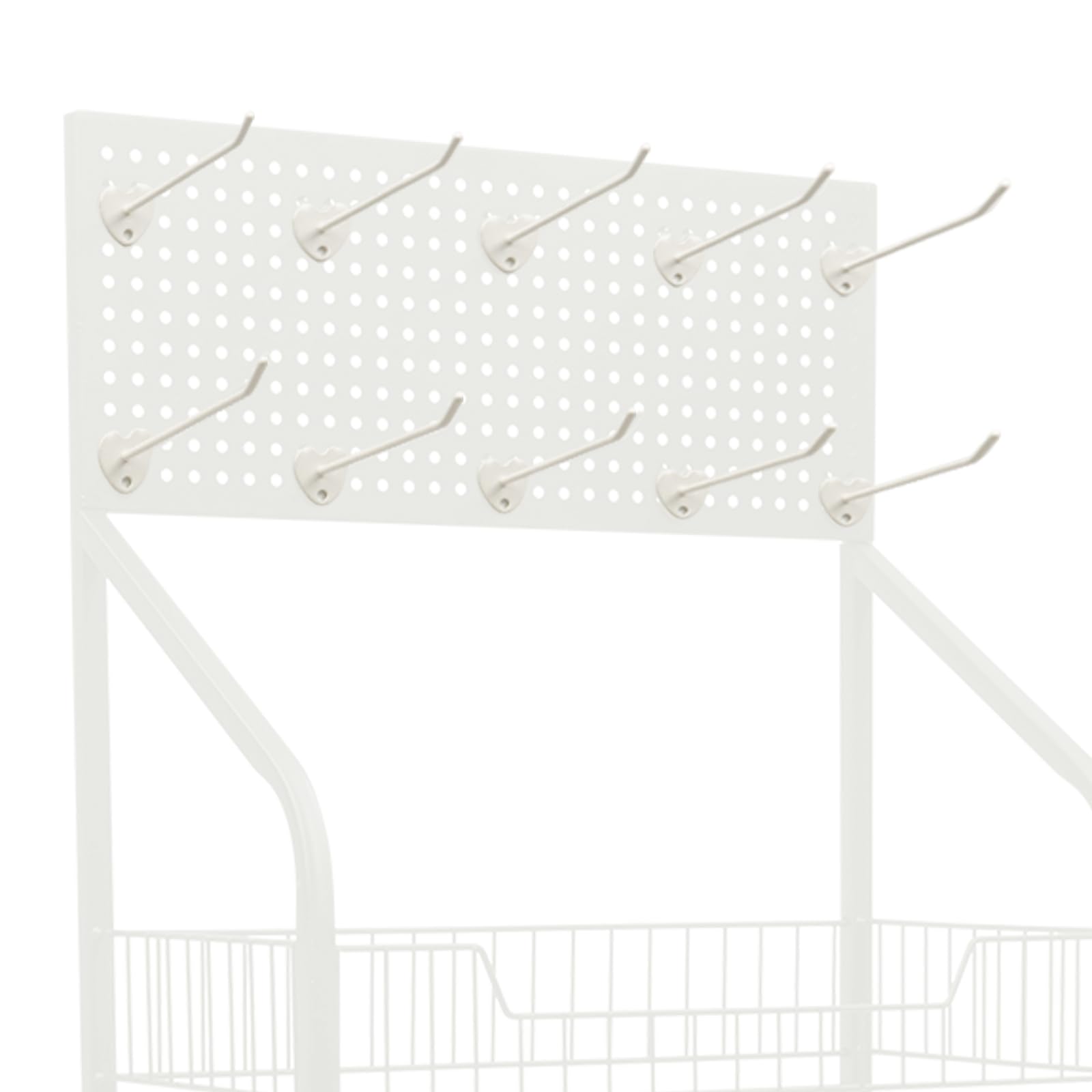 Présentoir à bonbons à 4 niveaux – Support de vente au détail pour comptoir de préparation et de préparation – Étagère de rangement pour chips – 50 x 27 x 140 cm (blanc) – Parfait pour les magasins de