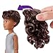 Creatable World Character Starter Pack CS-826, Brunette Doll with Brown Eyes, Wavy Long-Hair Wig, Removable Tank and Shorts, Creative Play for All Kids 6 Years Old and Up