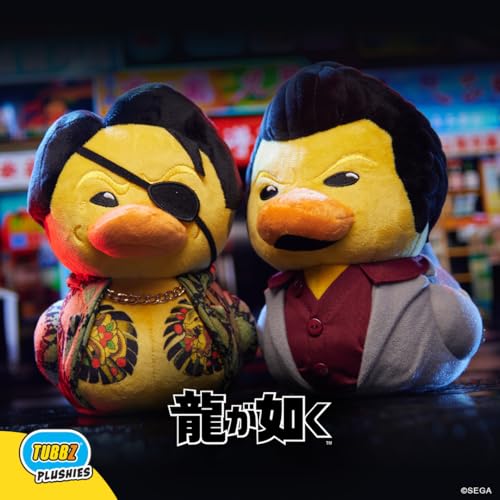 TUBBZ Plush: Yakuza - Kazuma Kiryu Cosplay gumowa kaczka miękka pluszowa zabawka kolekcjonerska