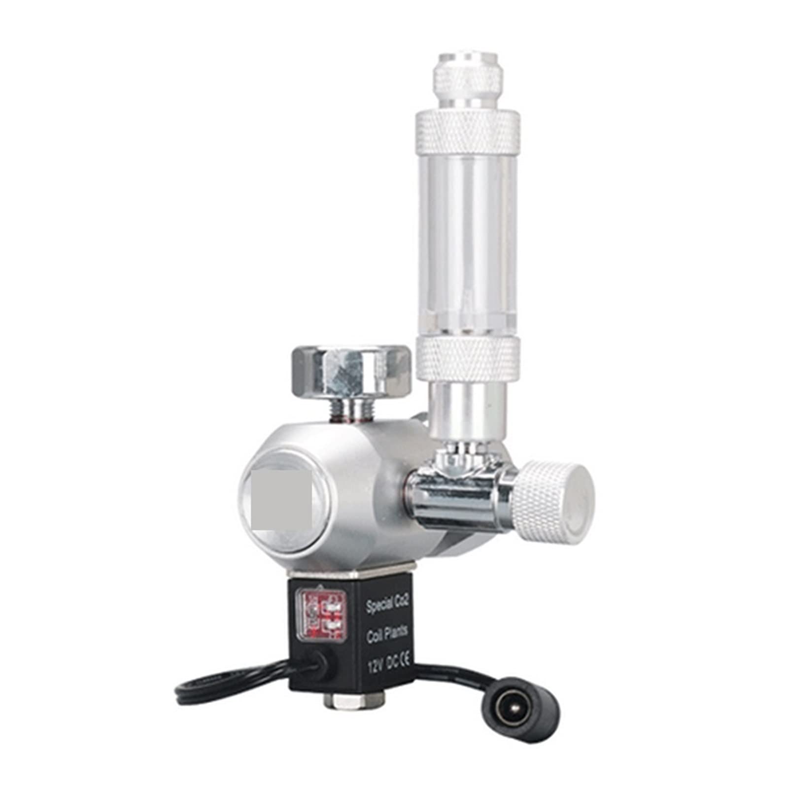 Wskaźnik regulatora CO2 Regulator akwarium CO2 zawory redukujące dwutlenek węgla trwałe bezpieczne dla akwarium na hodowlanie akwarium dla piwa domowego z beczki (Color : DC 12V W21.8)