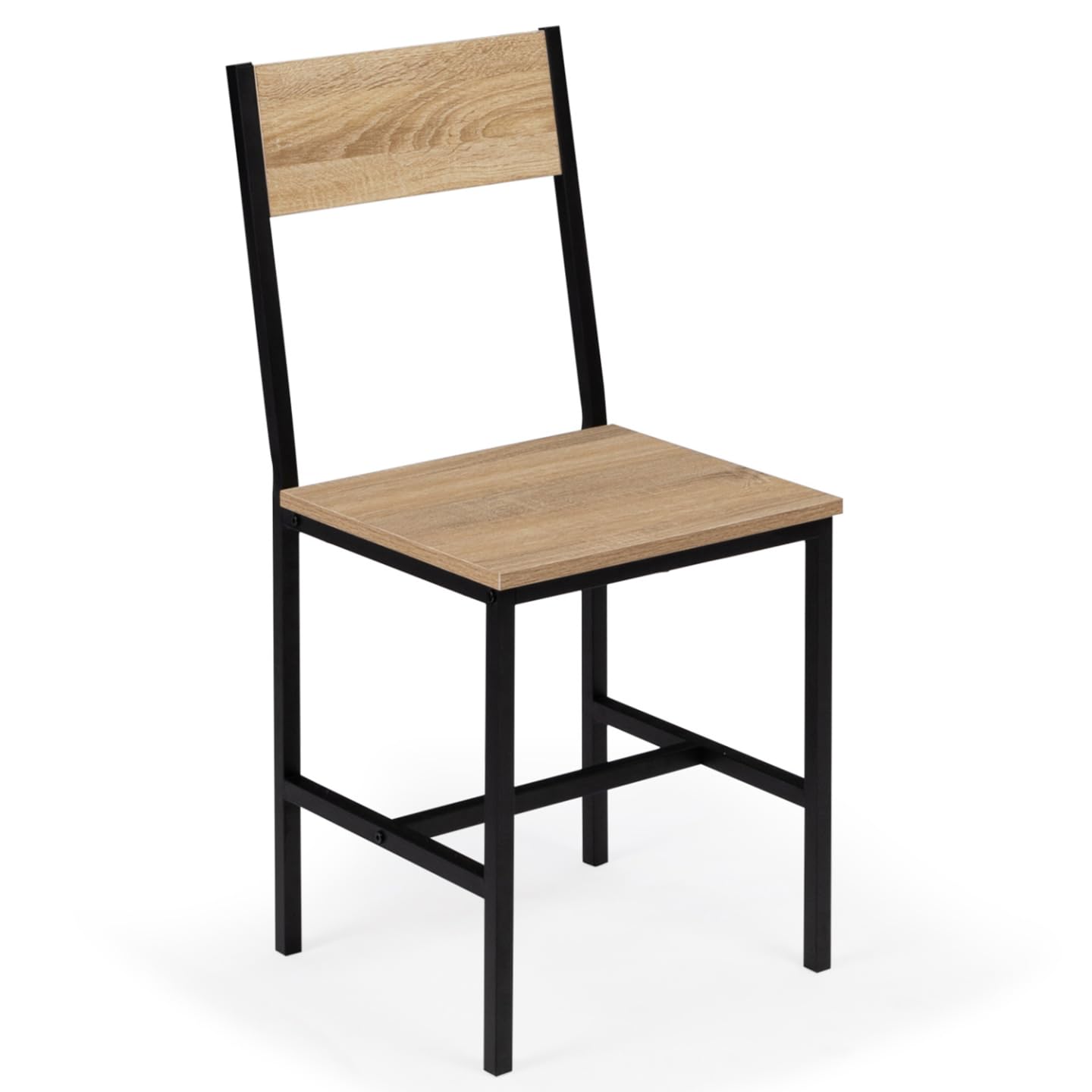 IDMarket - Lot de 4 chaises de Cuisine Detroit Design Industriel