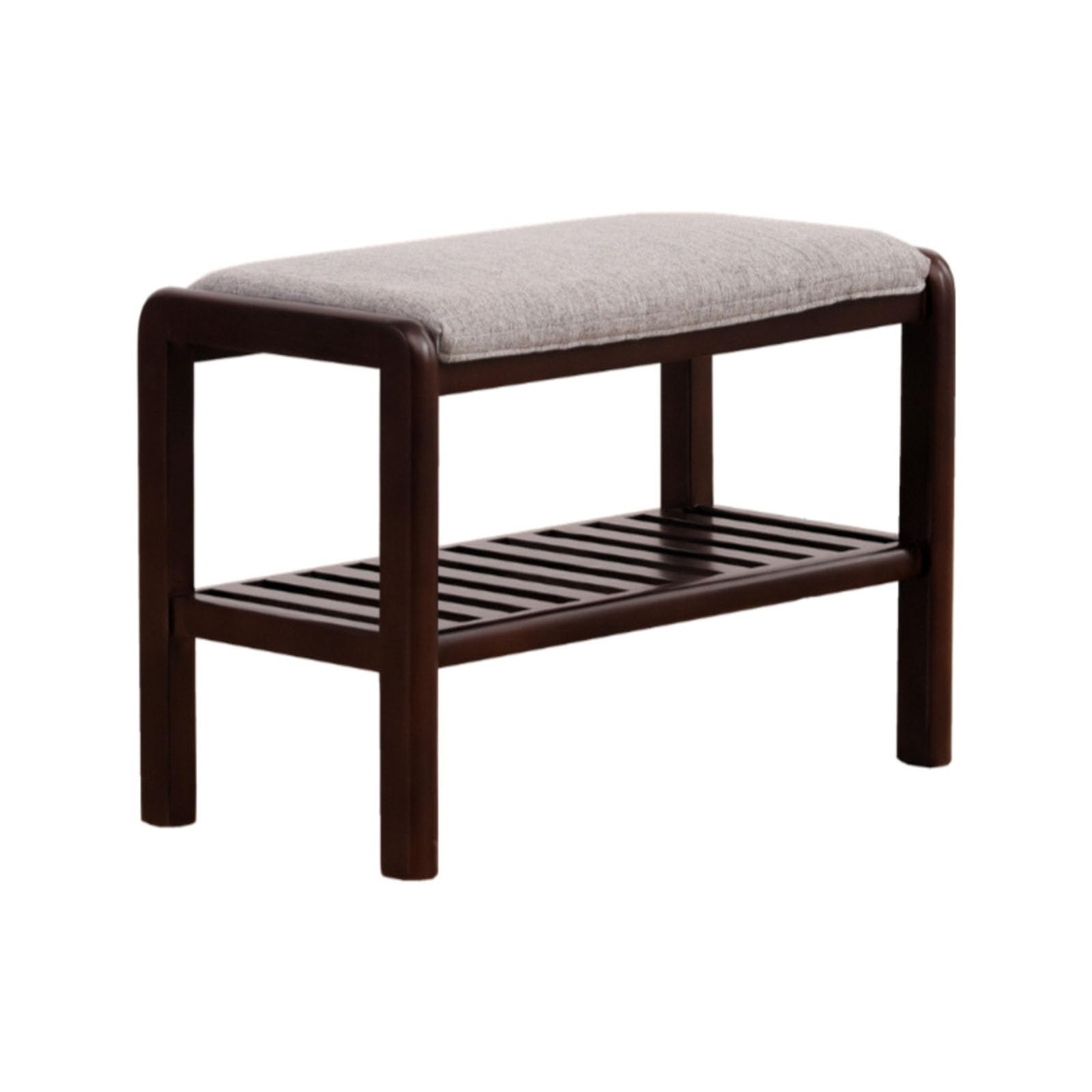 Tabouret à langer confortable pour simplifier le change et ranger vos souliers
