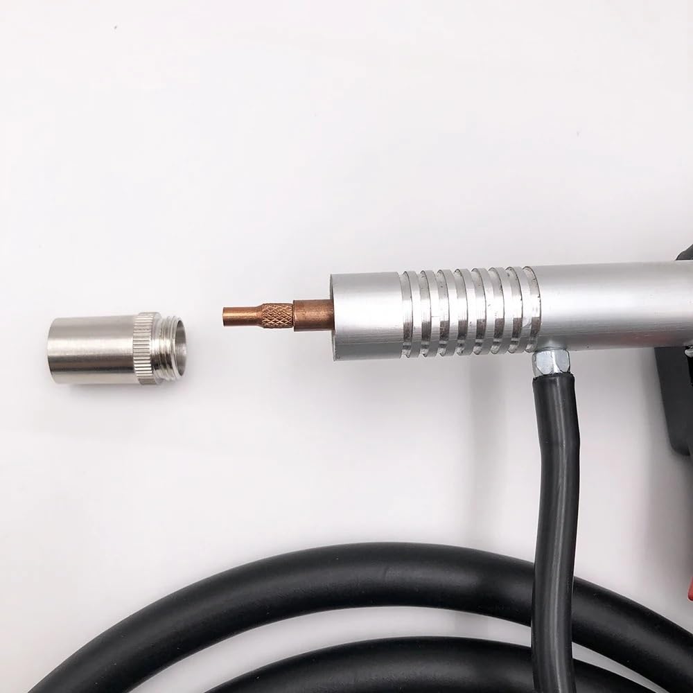 Pistola de carrete NBC200 MIG MAG de 5 metros y 16 pies con alimentador de empuje y cuerpo de nailon de aluminio y rodillo dentado, antorcha de soldadura NBC-200 NBC-200A