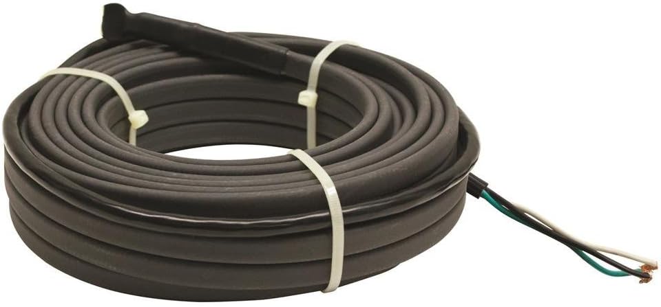 King Electric SRP246-200 240V Self Regulating Pre Assembled Pipe Freeze Cable Kit, 200'