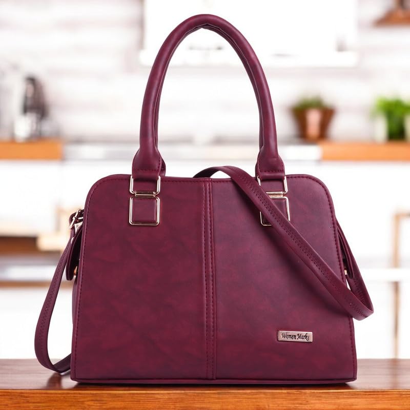 WOMEN MARKS WOMEN'S HANDBAG (MAROON) 2
