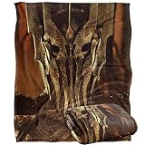 LOGOVISION The Lord of The Rings Blanket, 152 x 127 cm Sauron Bound by Fire Silky Touch Super Soft Throw Blanket