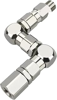 360 Degrees Rotate Stainless Steel Airless Pressure Spray Guns Joint Connector Accessories For Paint 360 Degree Adjustable Angle Application