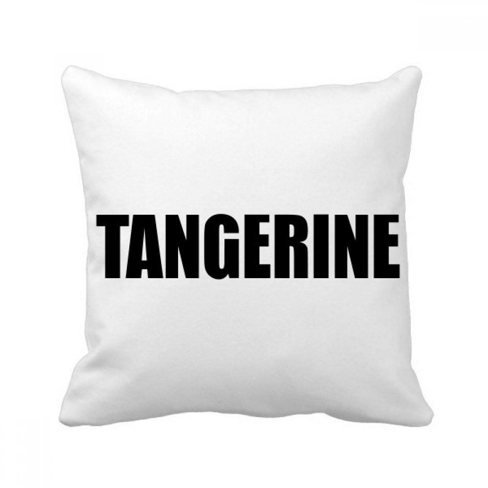 Coussin mandarine carré 40x40cm pour raviver un salon terne avec confort et couleur