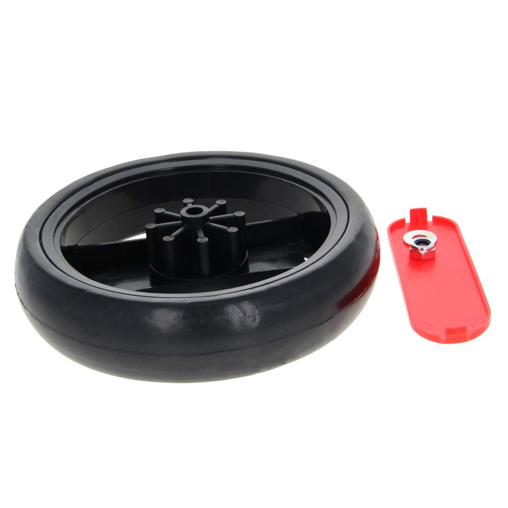 2 Ruote Per Passeggino MroMax 130mm - Ricambio Per Carrozzine E Carrelli Animali, Plastica Nero - Foto 1