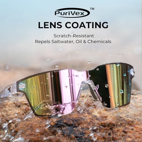 Image of KastKing Tarkio Polarized Fishing Sunglasses, One Piece PC Lens Rimless