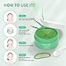 BREYLEE Aloe Vera Eye Mask– 60 Pcs - Eye Treatment Mask, Under Eye Bags Treatment, Under Eye Masks for Puffy Eyes, Anti-Aging,Anti-Wrinkle and Fine Lines, Under eye Dark Circles